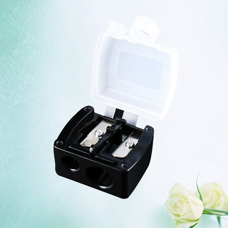 Lip Balm - 1Pc Double Holes Lipstick Pencil Sharpener