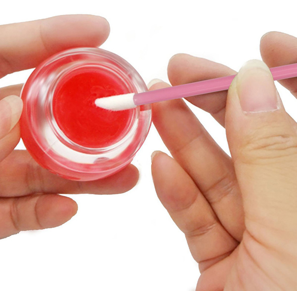 Disposable Lip Brush 100Pcs Ey - Lip Balm 评论和价格
