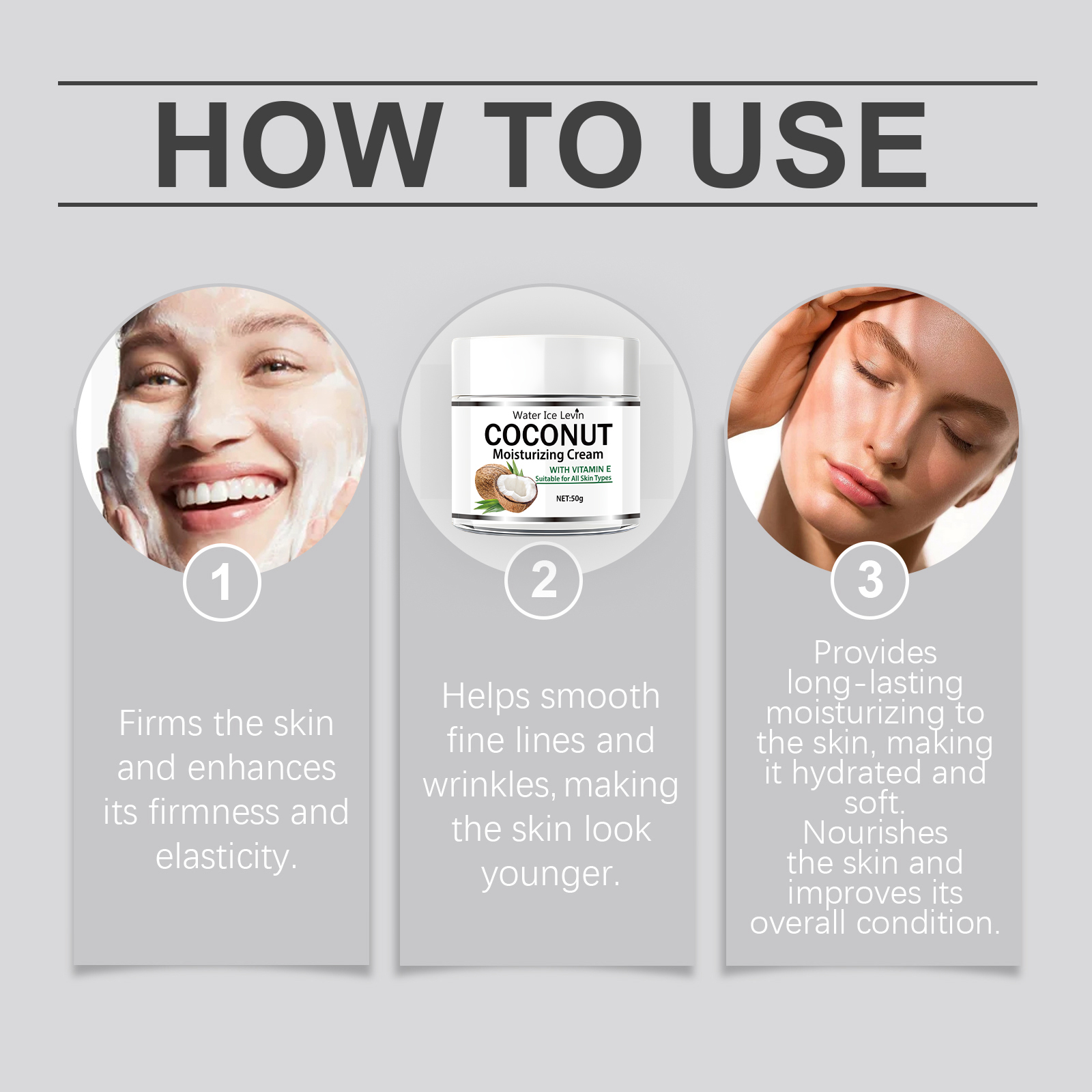 50g Coconut Oil Moisturizing C - Retinol Cream 评论和价格