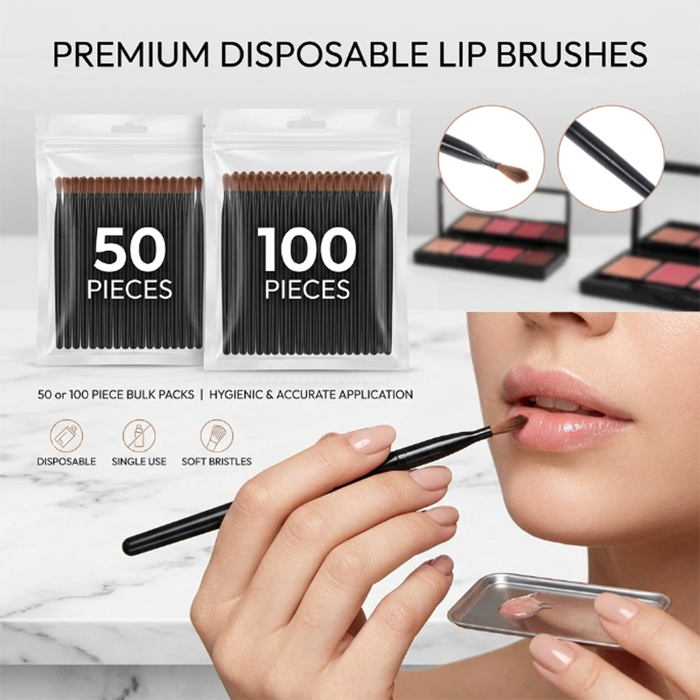 50/100pcs Disposable Lip Brush - Lip Balm 评论和价格