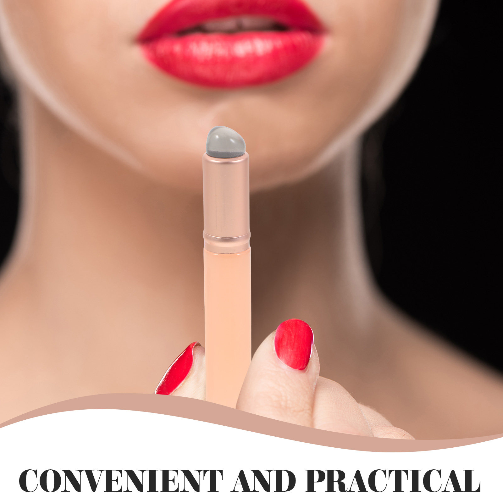 2Pcs Silicone Lip Applicator S - Lip Balm 评论和价格